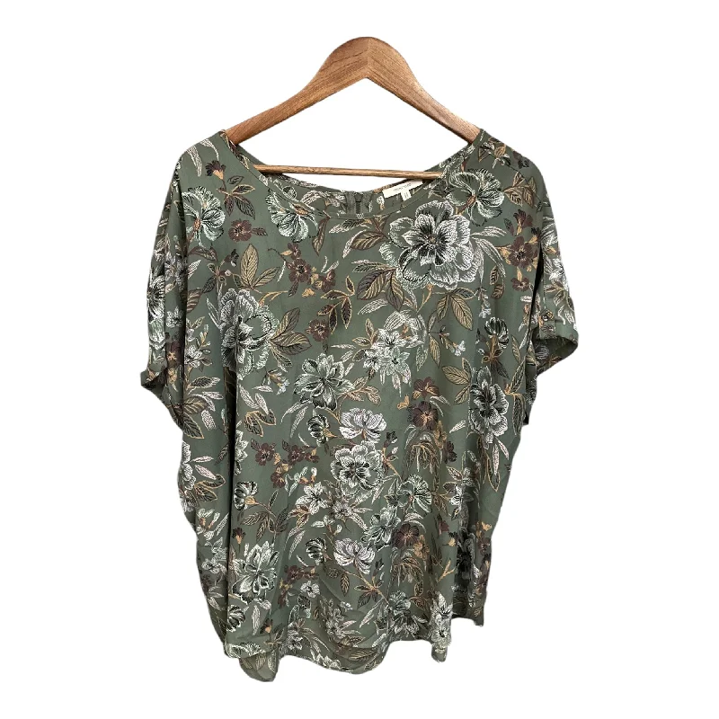 Top Short Sleeve By Maurices In Green, Size: 2x British Gentleman Style