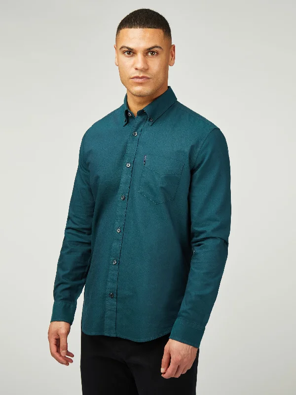 Signature Oxford Long Sleeve - Jade Monochromatic All