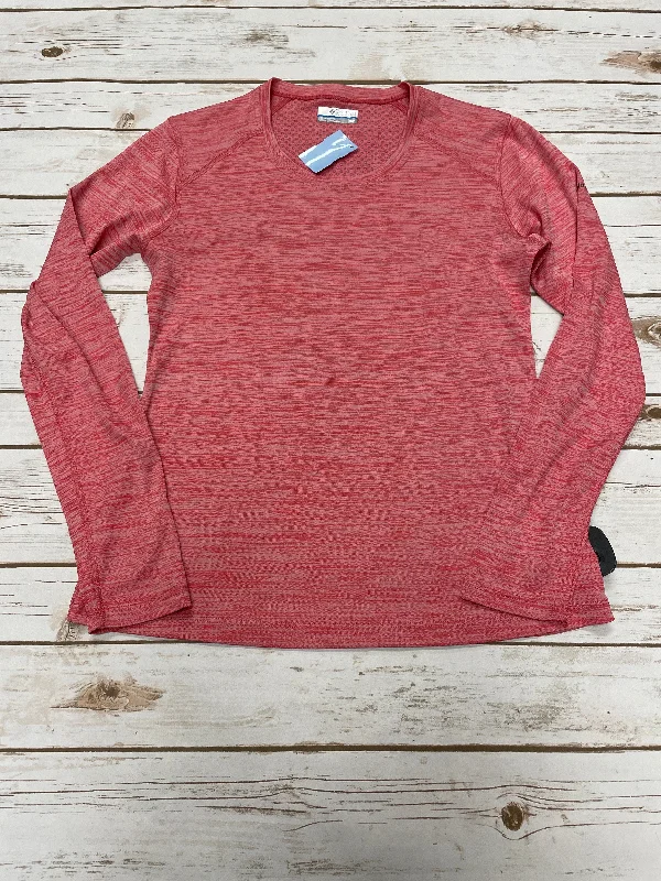 Athletic Top Long Sleeve Crewneck By Columbia In Pink, Size: S Elegant Men's Cashmere