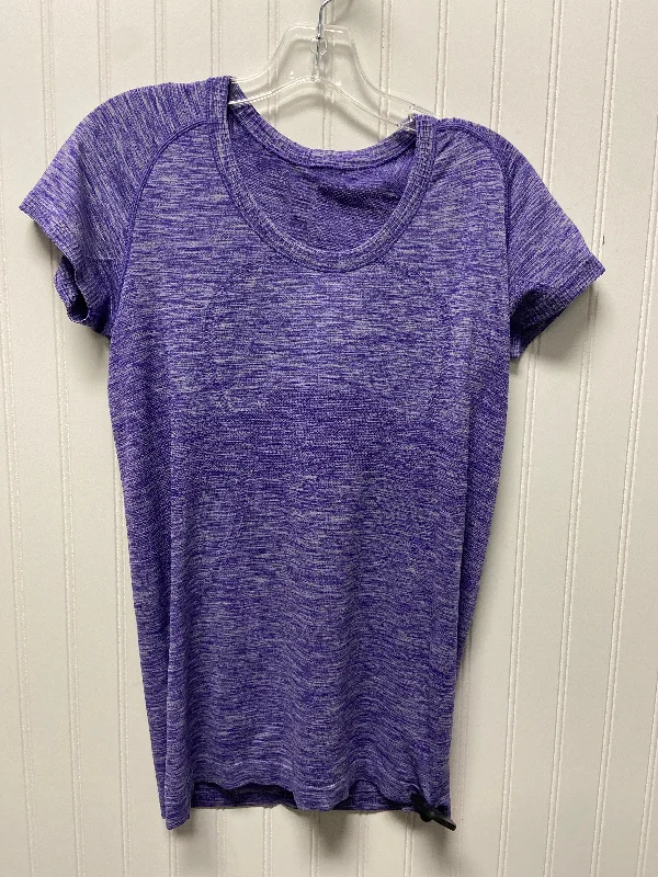 Athletic Top Short Sleeve By Lululemon In Purple, Size: M Cozy Men's Sherpa