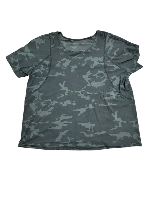 Athletic Top Short Sleeve By Lululemon In Camouflage Print, Size: 10 Dynamic Men's High