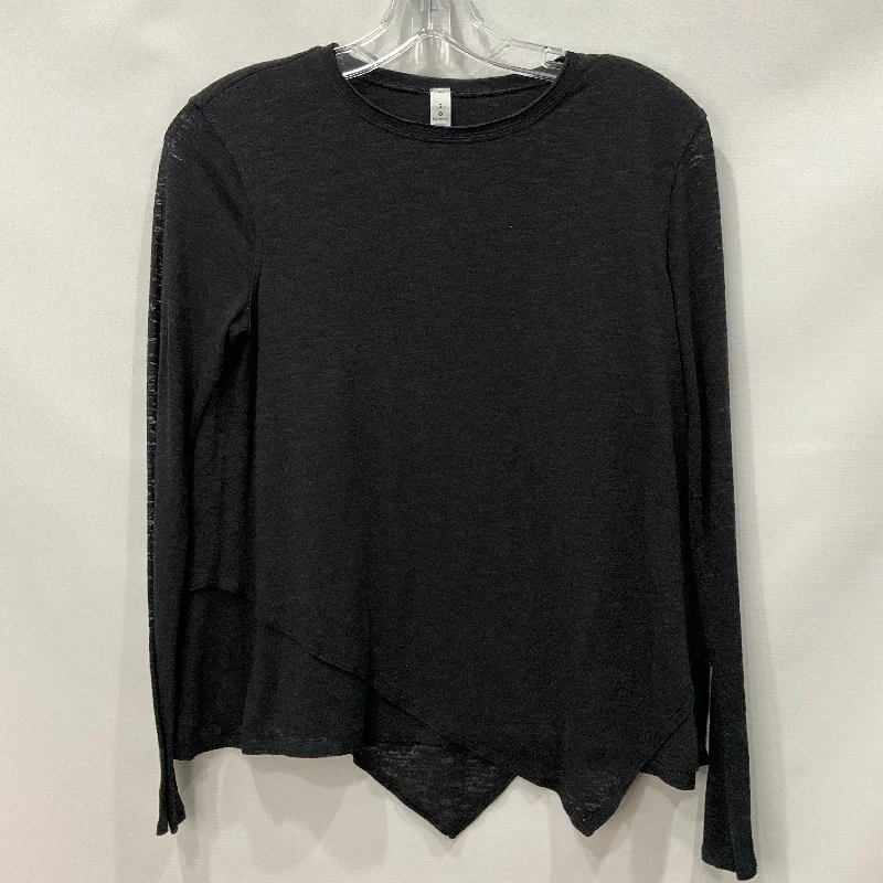 Athletic Top Long Sleeve Collar By Lululemon  Size: 2 Masculine Men's 