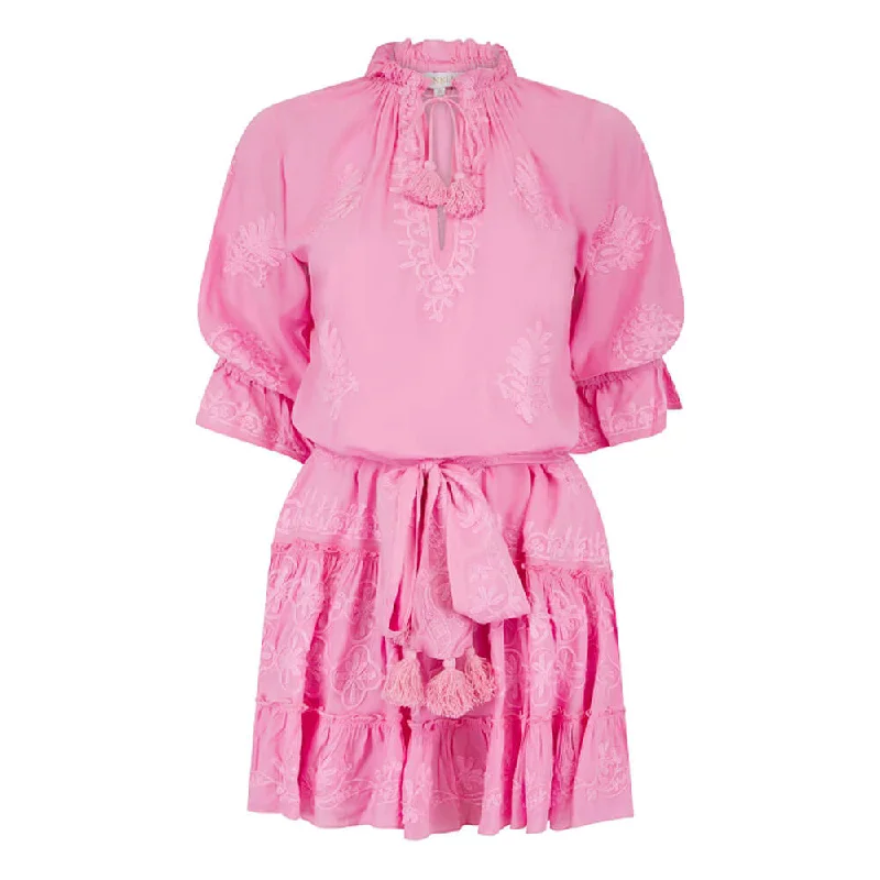 Pranella Sia Dress Cover Up - Pink Dapper Men's 1920S