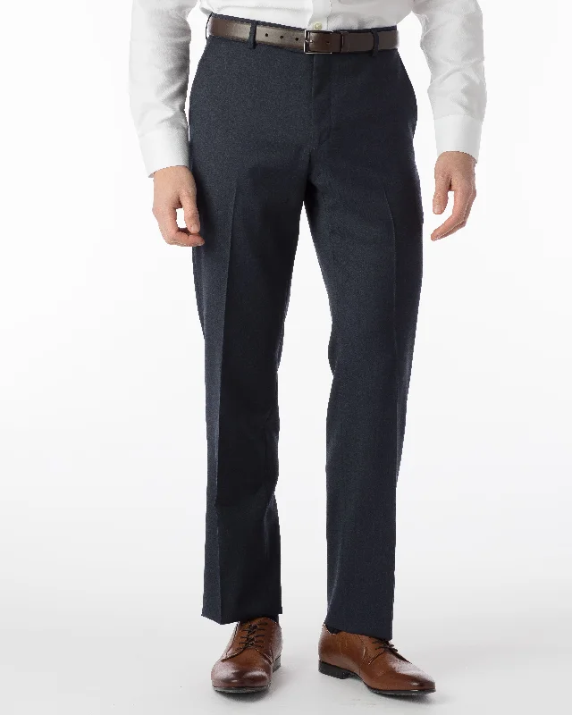 Ballin Pants - Soho Super 120's Gabardine - Navy Mix Trendy Men's Scandinavian