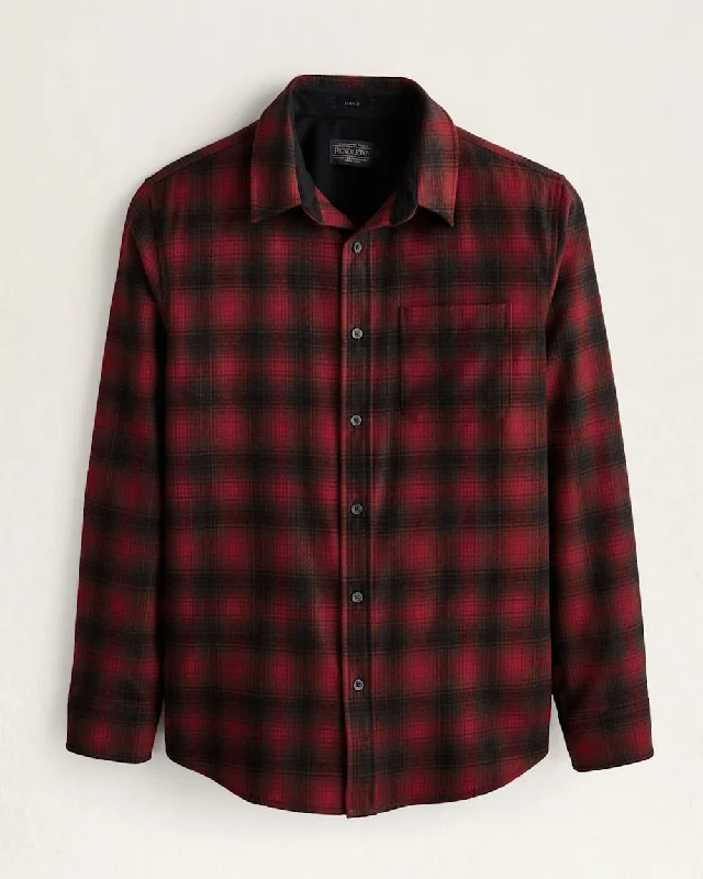 Men's Plaid Lodge Shirt Cozy Men's Winter