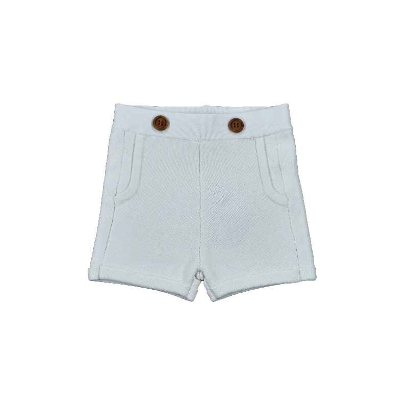 Sweet Threads Off-White Ace Shorts Knit Confident Men's Power