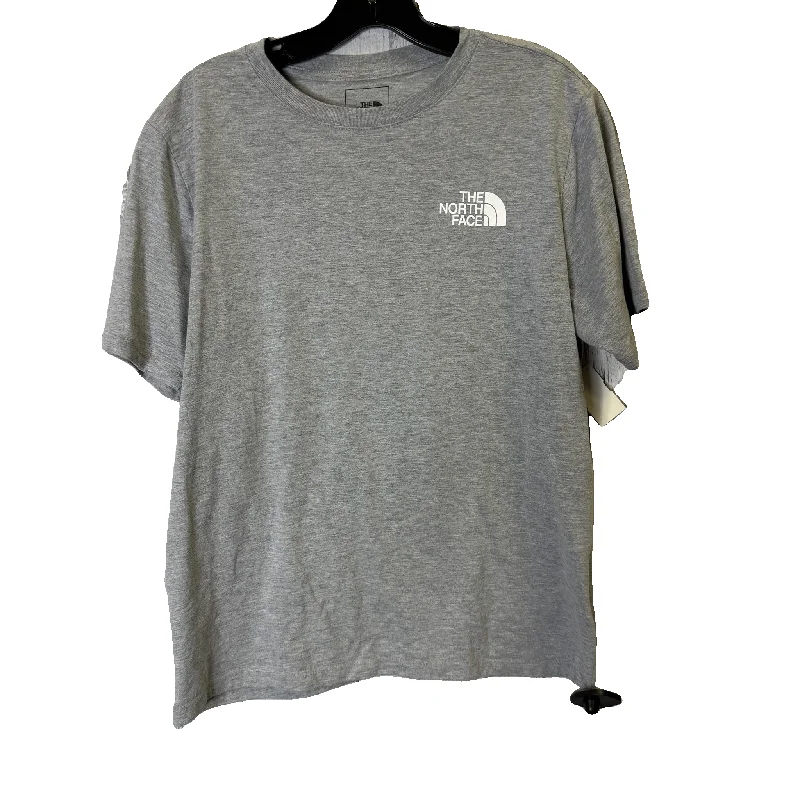 Top Short Sleeve Basic By The North Face In Grey, Size: L Bold Men's Animal