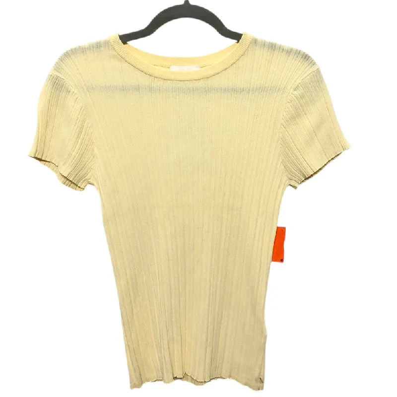 Top Ss Basic By Cmc In Yellow, Size:M Sleek Men's Contemporary 