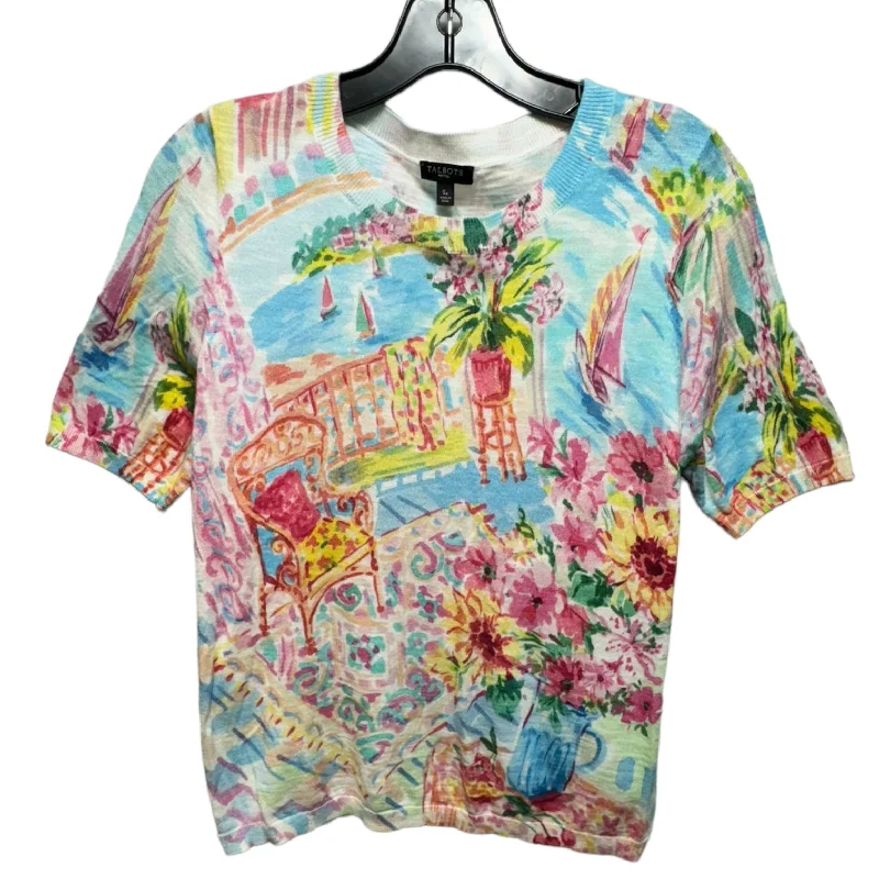 Top Short Sleeve By Talbots In Multi-colored, Size: Petite   S Dynamic Men's Glow