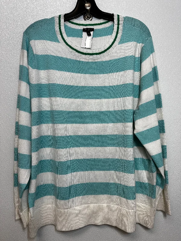 Sweater By Talbots O In Striped, Size: 3x Confident Men's High