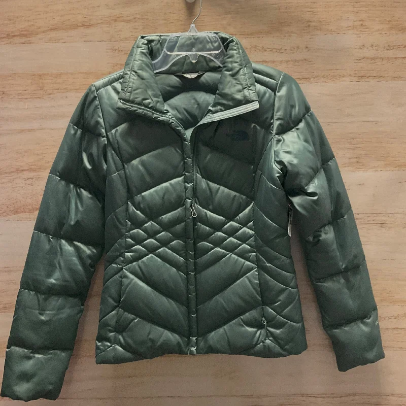 Jacket Puffer & Quilted By The North Face In Green, Size: Sp Preppy Men's College