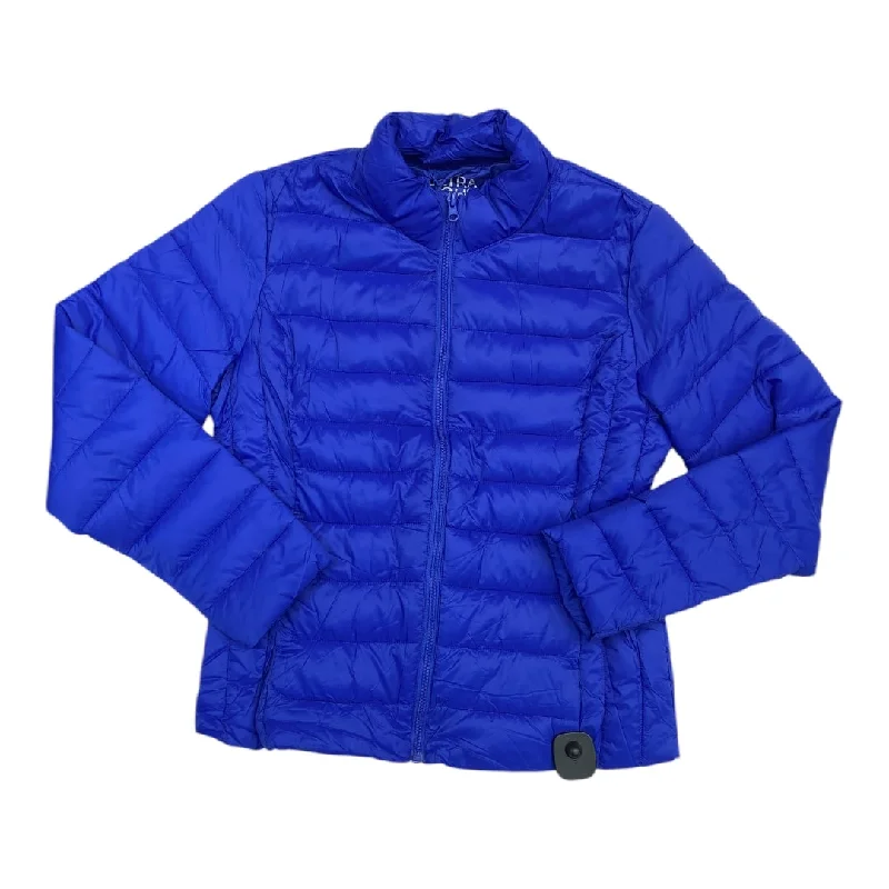 Jacket Puffer & Quilted By Love Tree In Blue, Size:L Artistic Men's Avant