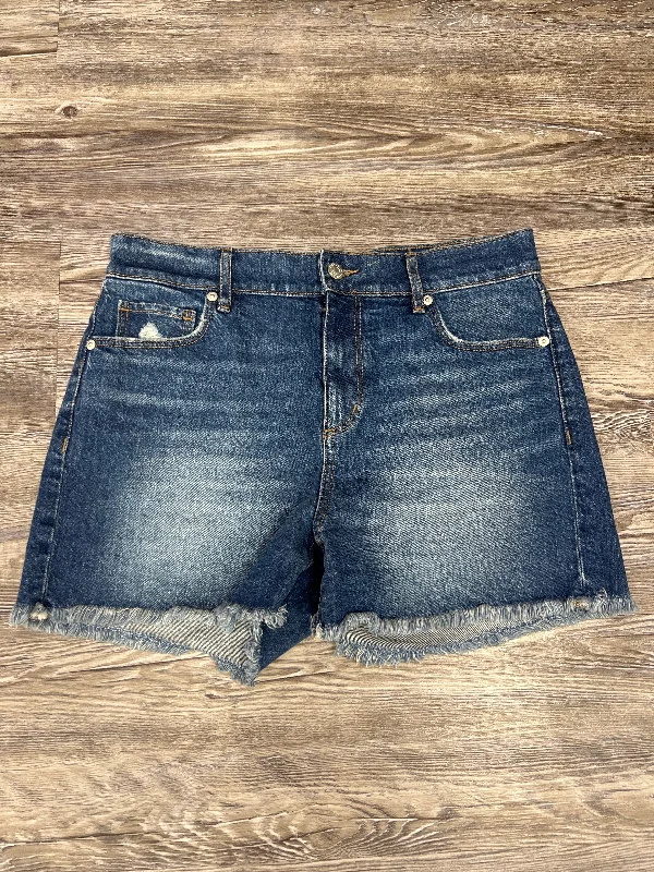 Blue Denim Shorts Loft, Size 2 Stylish Men's Neon