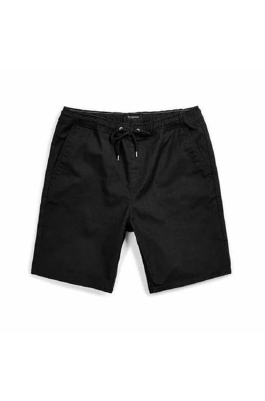 Brixton Madrid II Hemmed Shorts In Black Hip Men's Urban