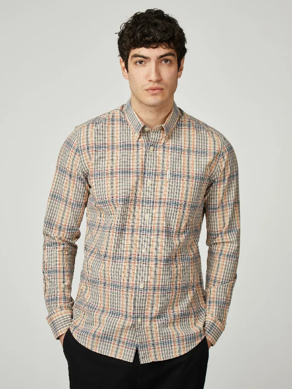 Multicolour Check - Fog Classic Men's Pin