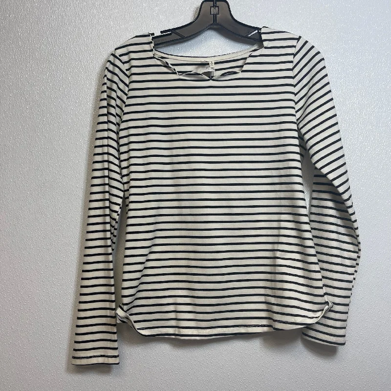 Top Long Sleeve By Hayden La In Striped, Size: M Bold Men's Statement