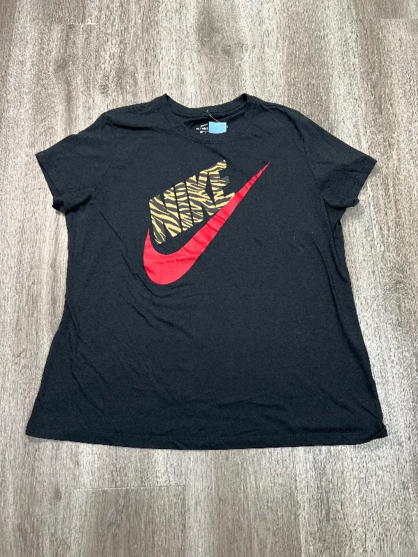 Athletic Top Short Sleeve By Nike Apparel In Black, Size: Xl Modern Men's 