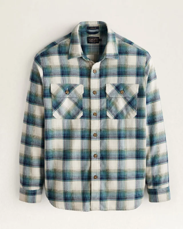 Men's Plaid Burnside Flannel Shirt Confident Men's High