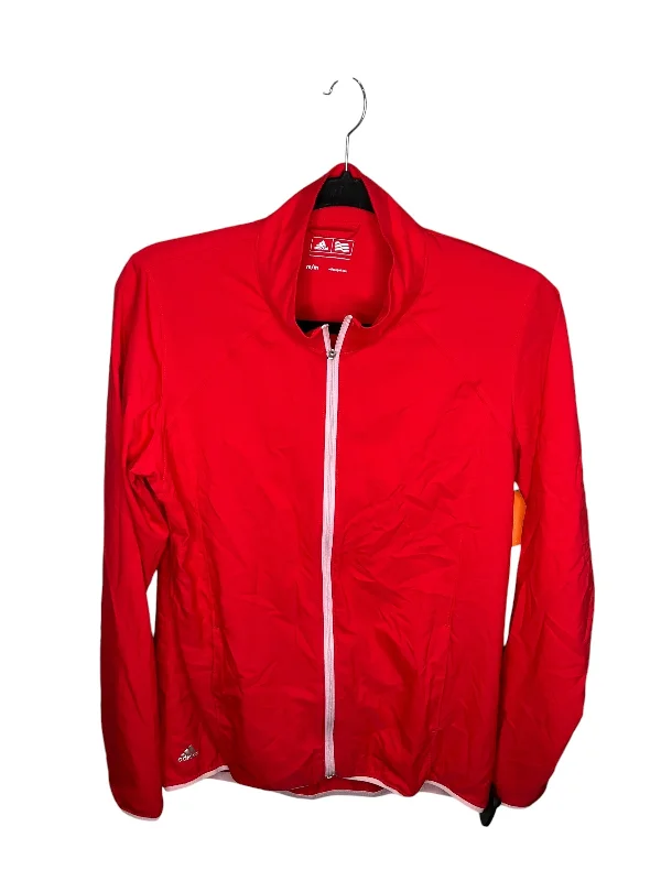 Athletic Jacket By Adidas In Red, Size: M Sharp Men's Italian