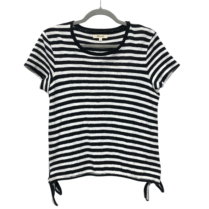 Top Ss By Madewell In Black & White, Size:S Youthful Men's Pop