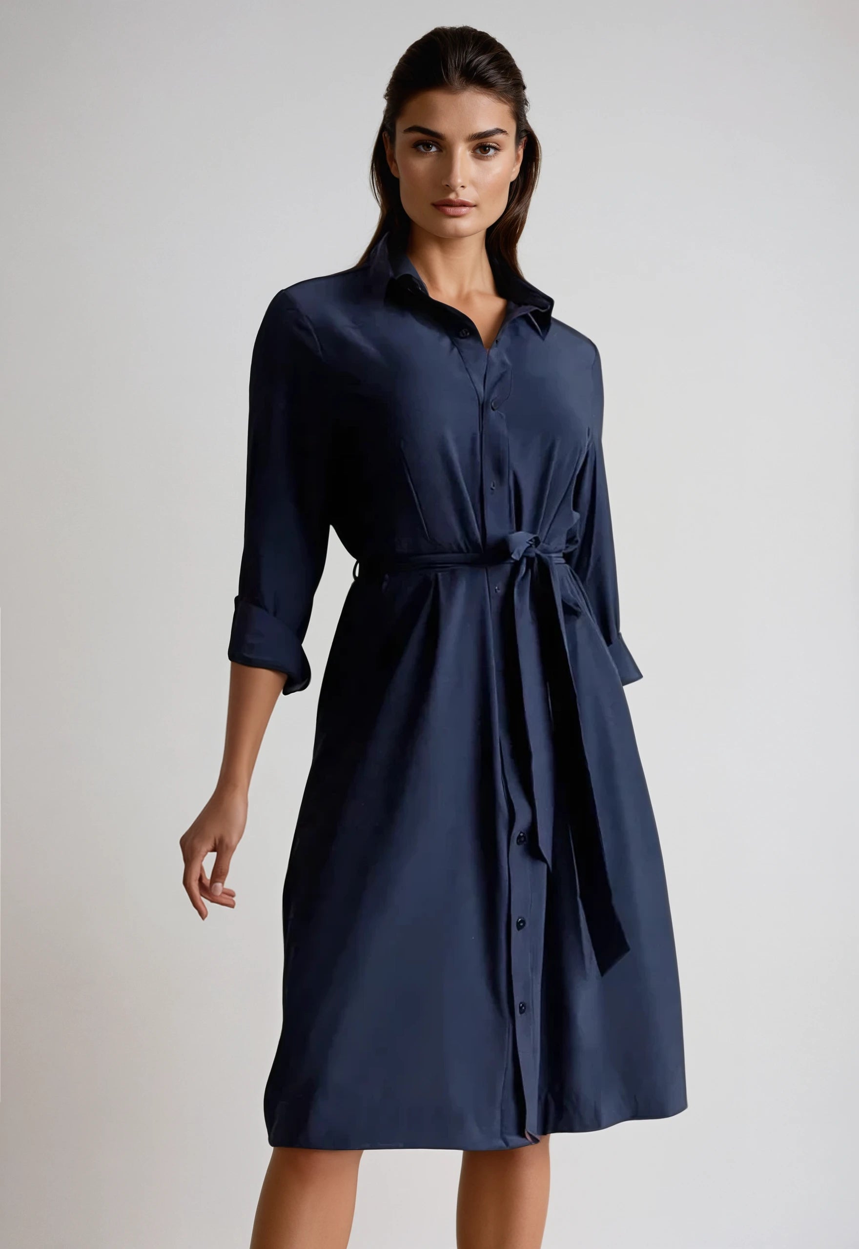 Kathleen Shirt Dress British Gentleman Style