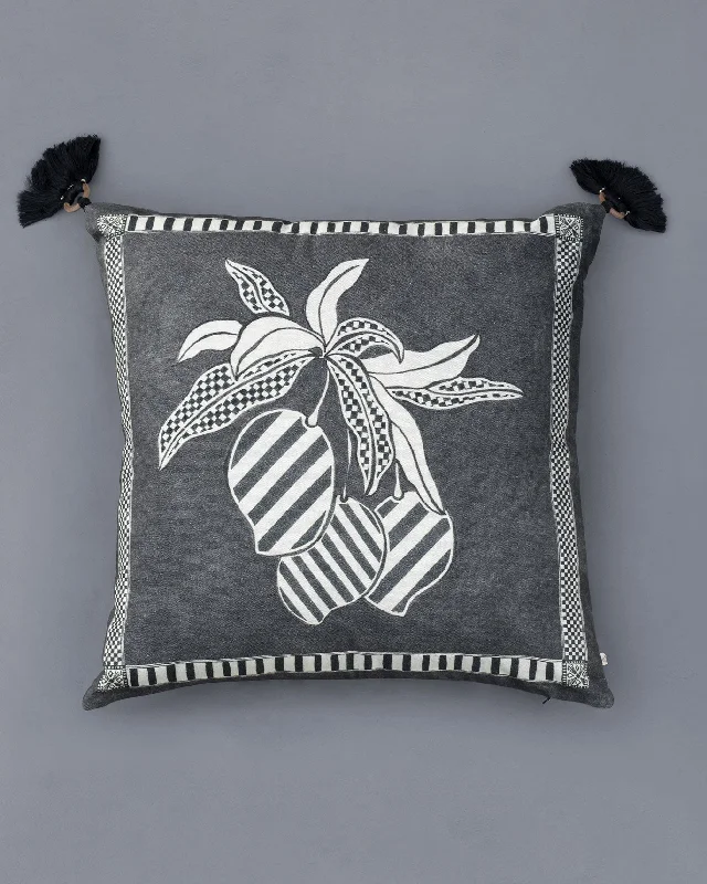 Aam Trium Cushion Cover - Charcoal Trendy Men's Oversized