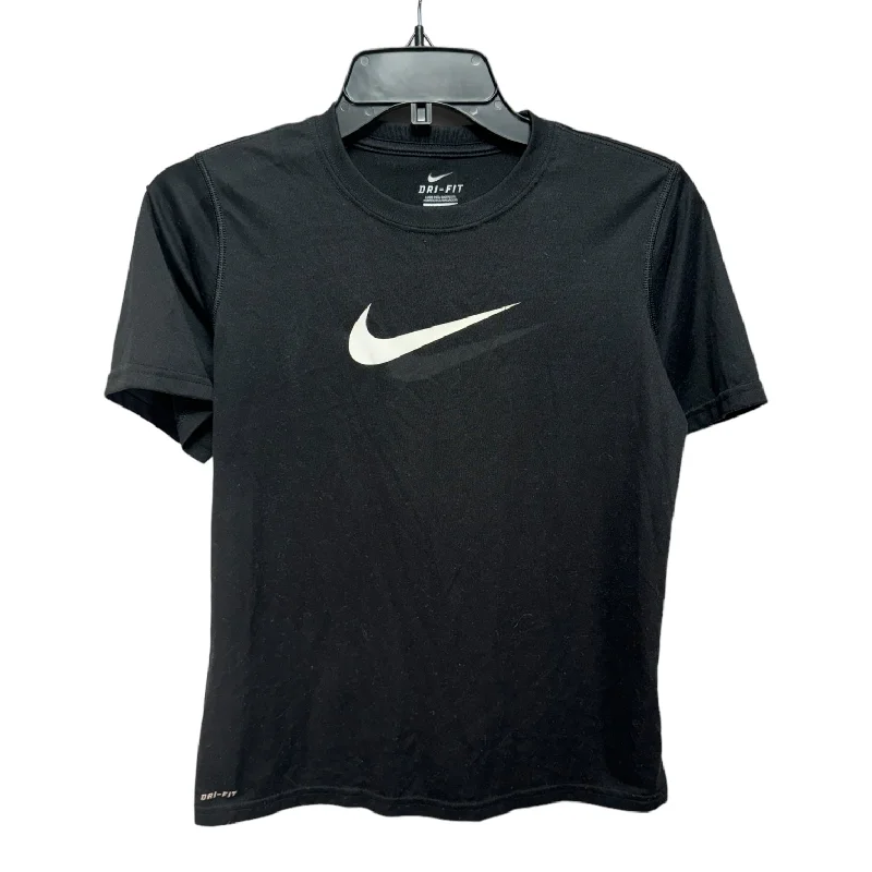 Athletic Top Short Sleeve By Nike Apparel In Black, Size: M Hip Men's Retro