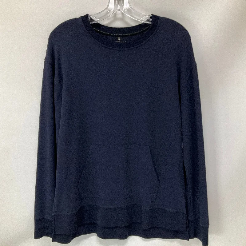 Athletic Top Long Sleeve Crewneck By Cmc In Navy, Size: S Dynamic Men's Moto