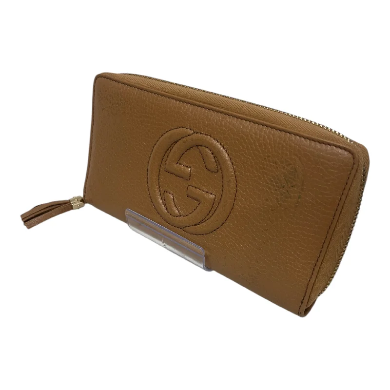 GUCCI/Long Wallet/BEG/Leather/598187 1147/598187 1147 Unique Men's Patch