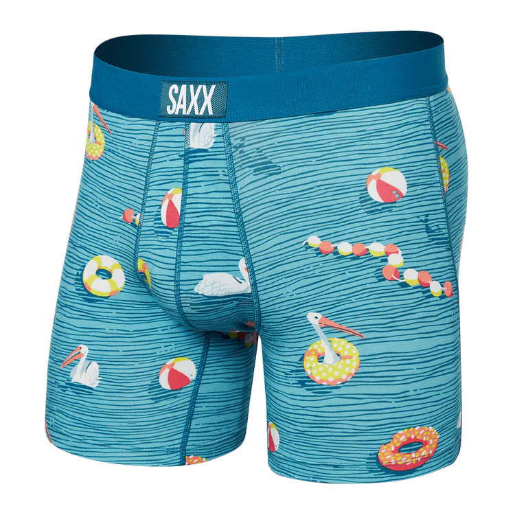 SAXX Vibe Super Soft Swimmers Boxer Briefs - Sea Level Artistic Men's Avant