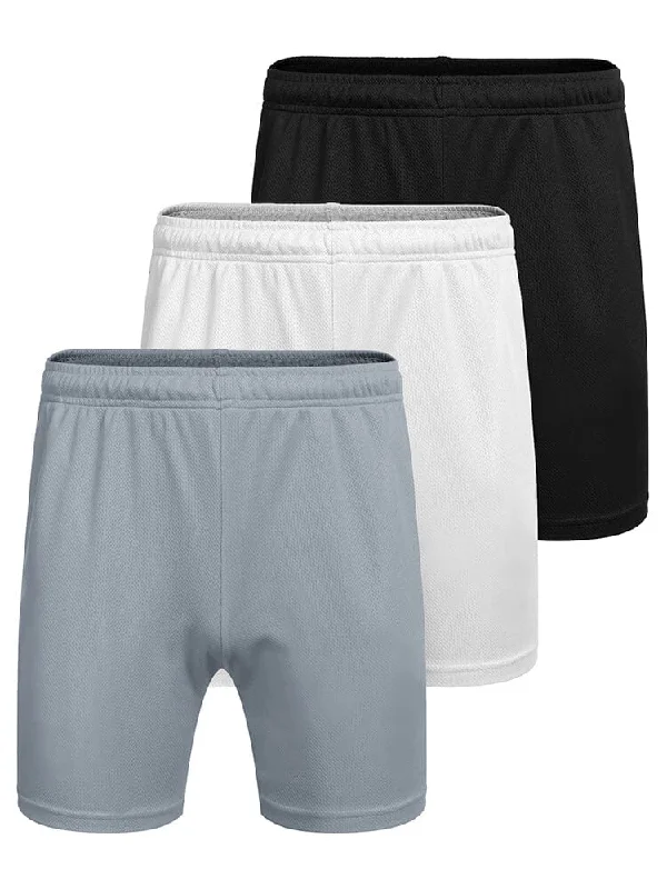 3-Pack Workout Shorts with Pocket (US Only) Artistic Men's Hand