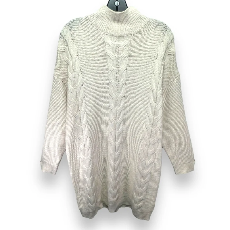 Sweater By Clothes Mentor In Cream, Size: Xl Modern Men's Geometric