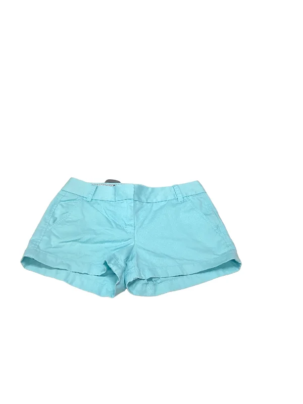 Blue Shorts J. Crew, Size 2 Monochromatic Office Style