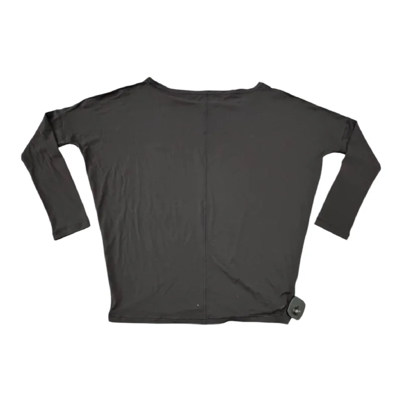 Athletic Top Ls Crewneck By Athleta In Black, Size:Xs Elegant Men's Cashmere