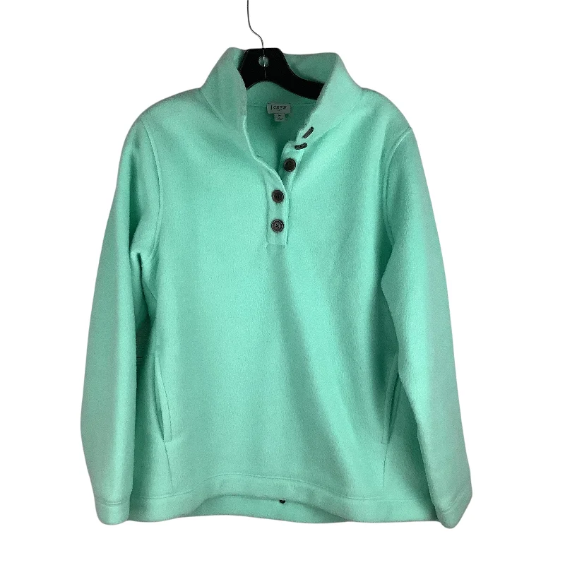 Jacket Fleece By J. Crew In Teal, Size: M Artistic Men's Hand