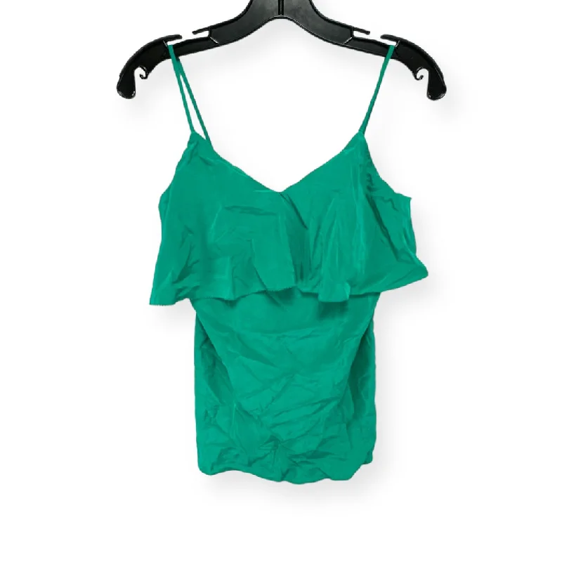 Top Sleeveless Designer By Diane Von Furstenberg In Green, Size: S Vintage Men's 1970S Disco