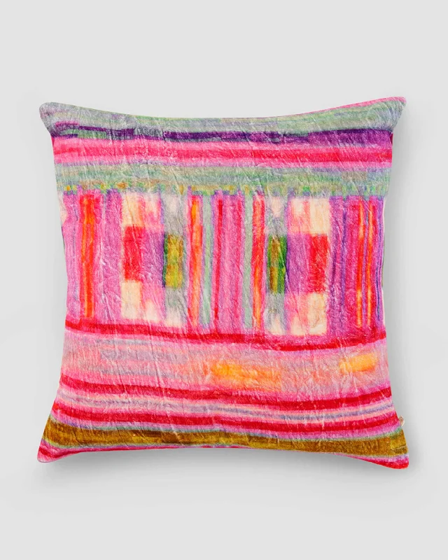 Kente Stripe Cushion Cover Sporty Men's Athleisure 