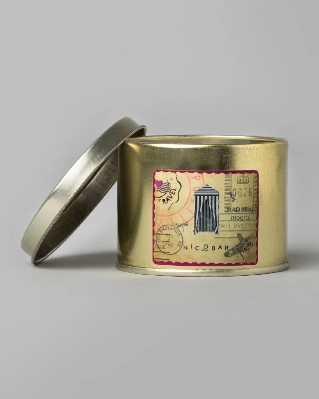 Travel Tin Candle - Madurai Unique Men's Upcycled