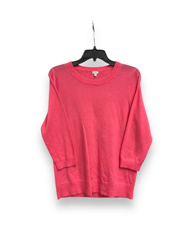 Top Long Sleeve Basic By J. Crew In Pink, Size: M Classic Men's Pin