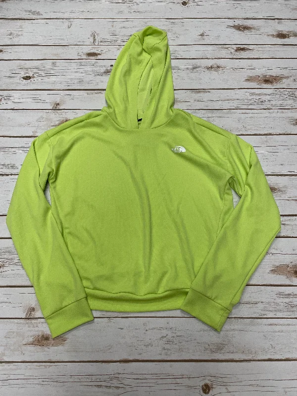 Athletic Top Long Sleeve Hoodie By The North Face In Green, Size: M Classic Men's Pin