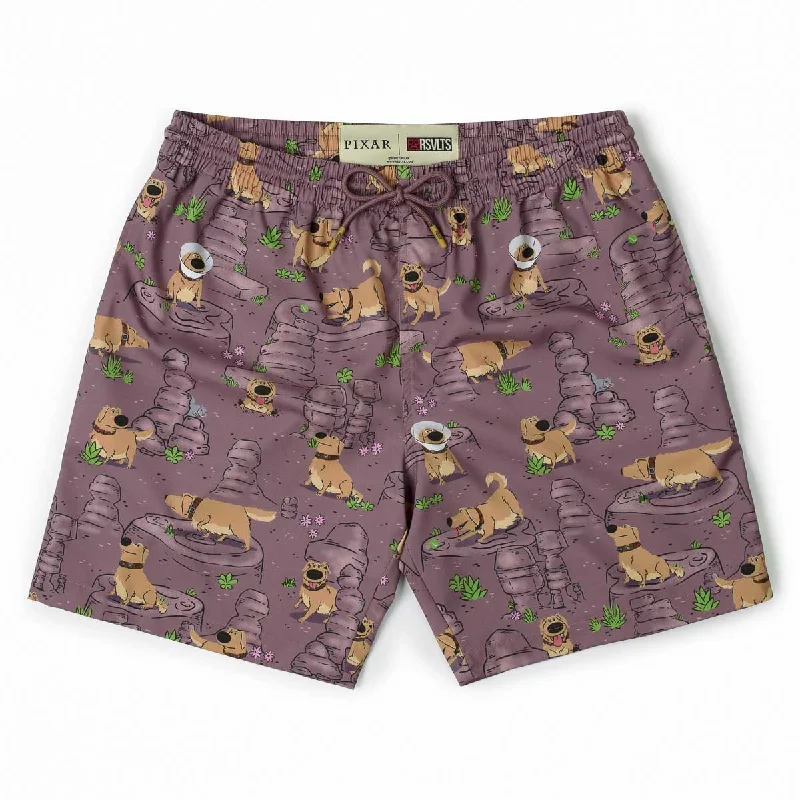 Disney and Pixar Up "My Name Is Dug" – Hybrid Shorts Stylish Men's Tropical 