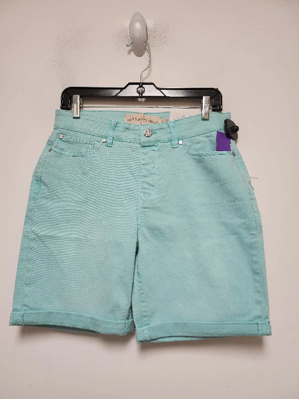 Green Denim Shorts Soft Surroundings, Size 6 Luxurious Men's High