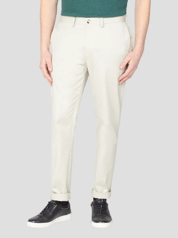 Signature Slim Stretch Chino Pant - Putty Dapper Men's Bow