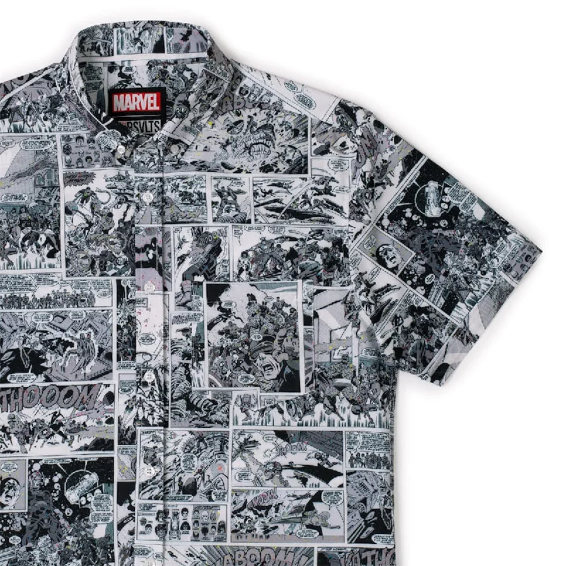 Marvel Secret Wars "An Unlikely Alliance" – KUNUFLEX Short Sleeve Shirt Tough Men's Tactical