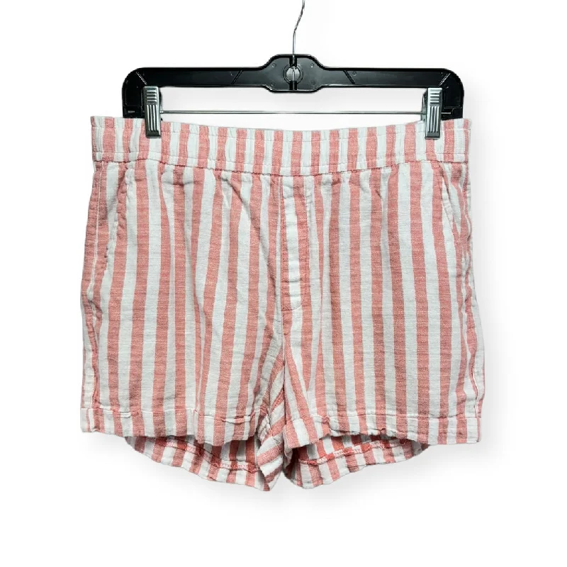 Linen Striped Pattern Shorts Old Navy, Size M Dynamic Men's Moto