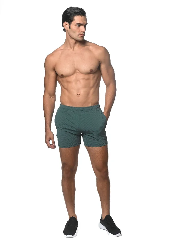 TEXTURED MESH PERFORMANCE SHORT Edgy Men's Punk