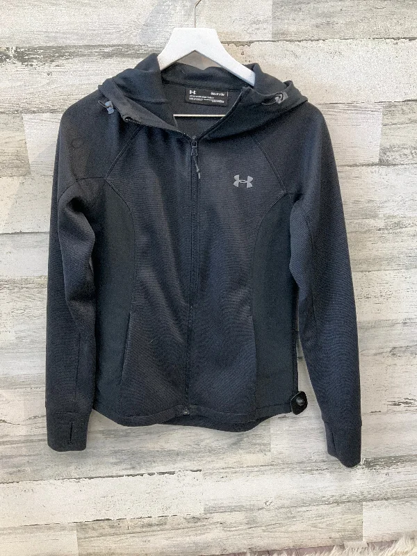 Athletic Jacket By Under Armour In Black, Size: S Sleek Men's Contemporary 