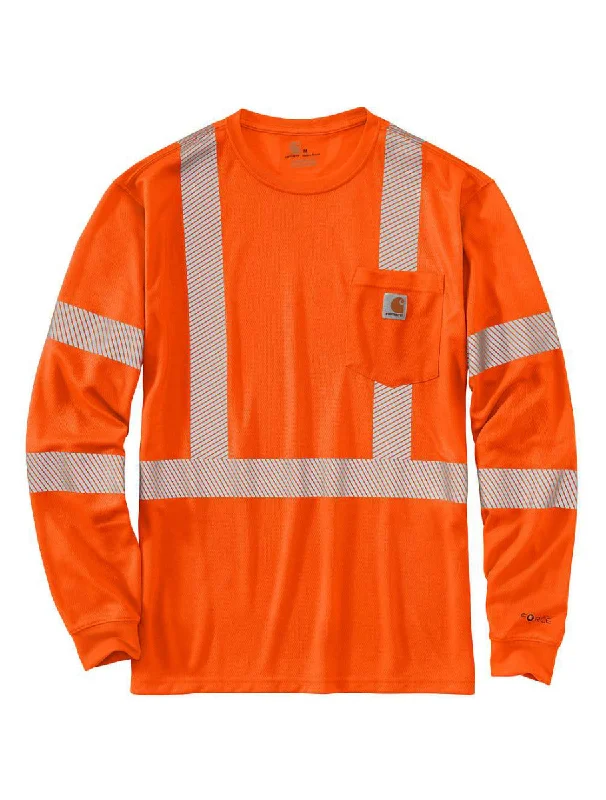 Men's Force High-Visibility Long Sleeve Class 3 T-Shirt Elegant Men's Cashmere