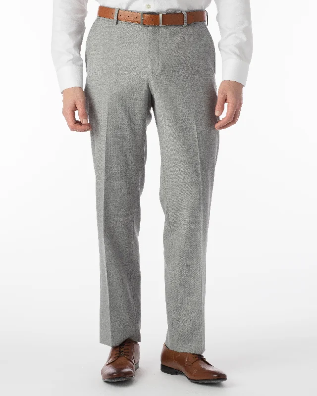 Ballin Pants - Soho Super 120’s 4 Harness Serge - Light Grey Bohemian Men's Free