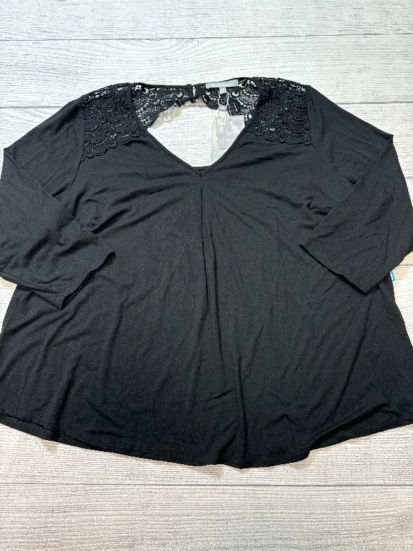 Top Long Sleeve By Daniel Rainn In Black, Size: 2x Dynamic Men's High